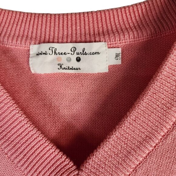 Three purl knitwear  pink breast cancer shirt - Picture 5 of 9